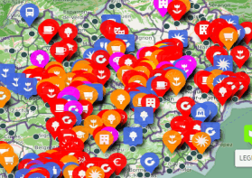 Carte interactive des initiatives